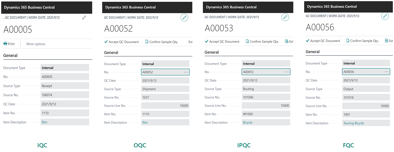 Quality Control Quality Control