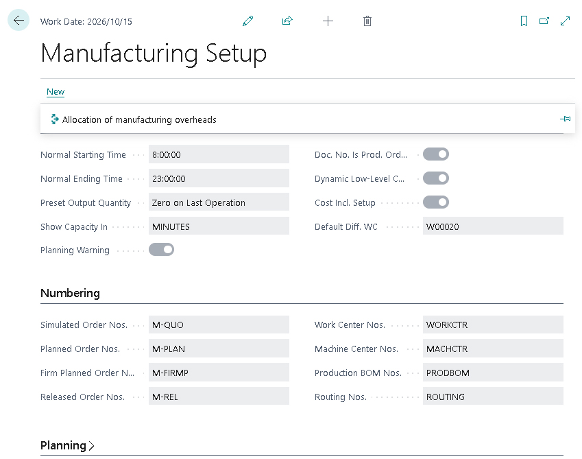 Dynamic Production Cost Allocation Dynamic Production Cost Allocation